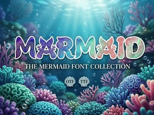 A Modern Marmaid Font for Creative Projects