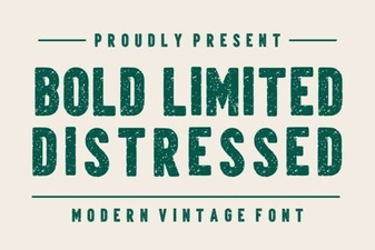 Bold Distressed Fonts for Creative Projects