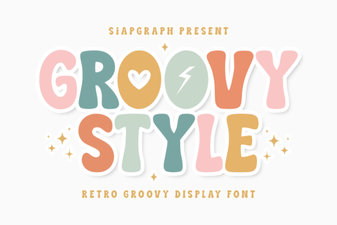 Groovy Style Fonts for Creative Projects & Designs